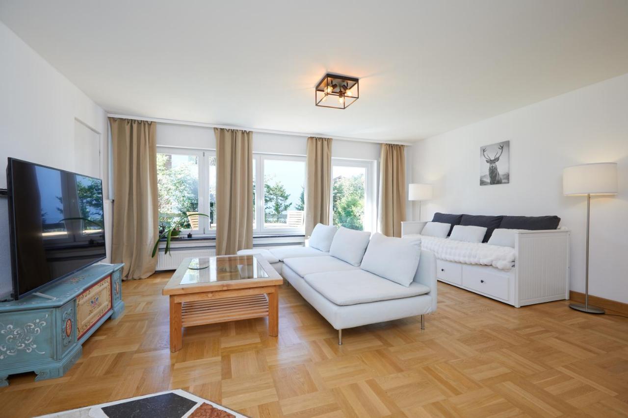 Ferienwohnung Zum Hirschgarten Krün Exterior foto