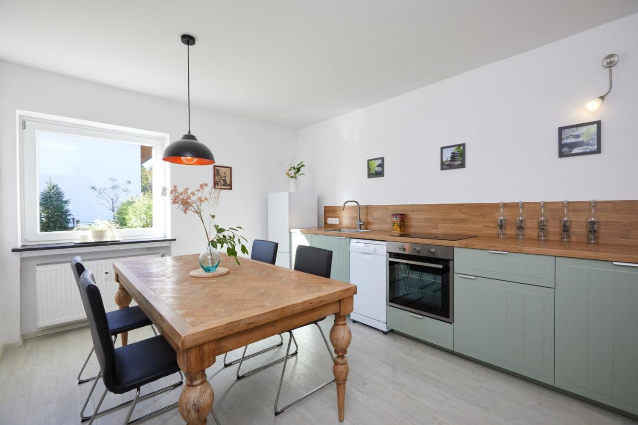 Ferienwohnung Zum Hirschgarten Krün Exterior foto