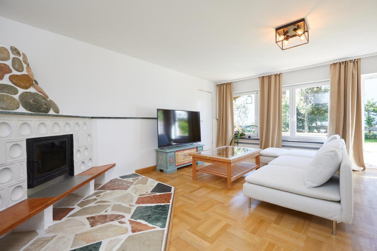 Ferienwohnung Zum Hirschgarten Krün Exterior foto