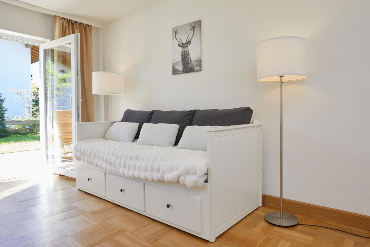 Ferienwohnung Zum Hirschgarten Krün Exterior foto